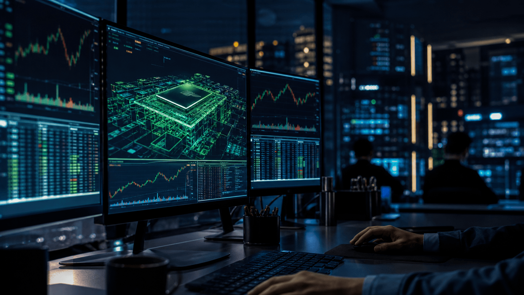 AI data center infrastructure turning demand into cash flow